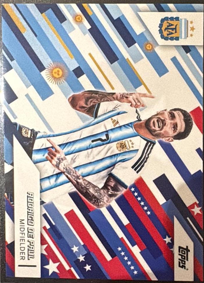 Rodrigo De Paul #39 2026 Topps Argentina Team Set Soccer