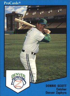 Donnie Scott #52 Baseball Cards 1989 Procards