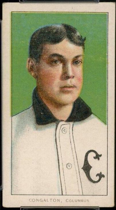Bunk Congalton #NNO Baseball Cards 1909 T206 Sovereign 350