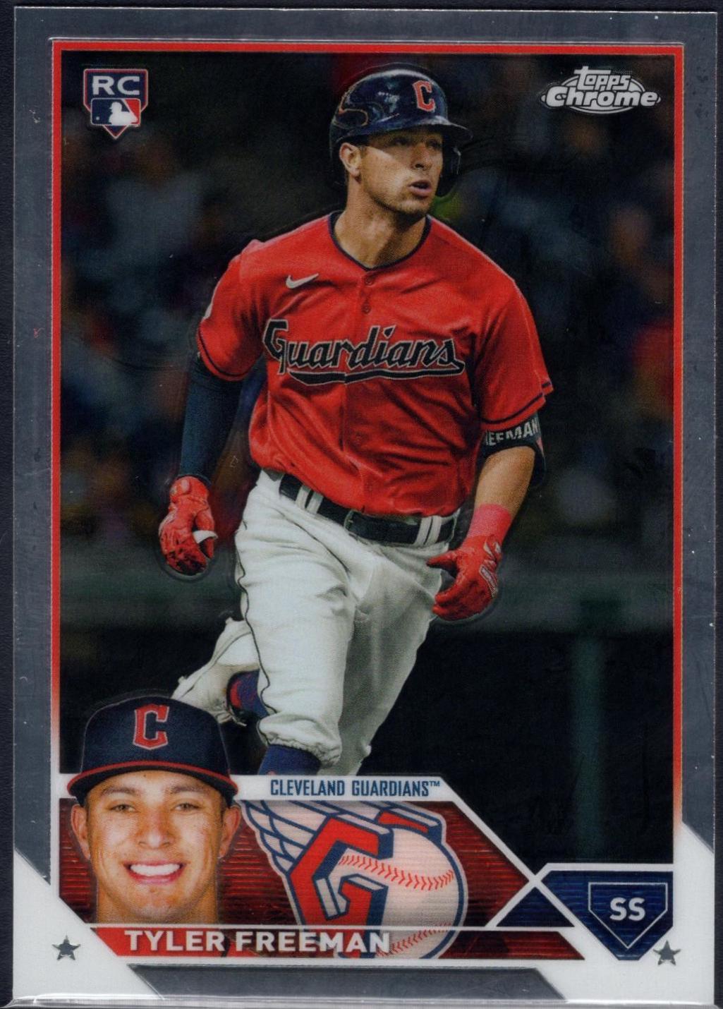 Tyler Freeman #16 Baseball Cards 2023 Topps Chrome