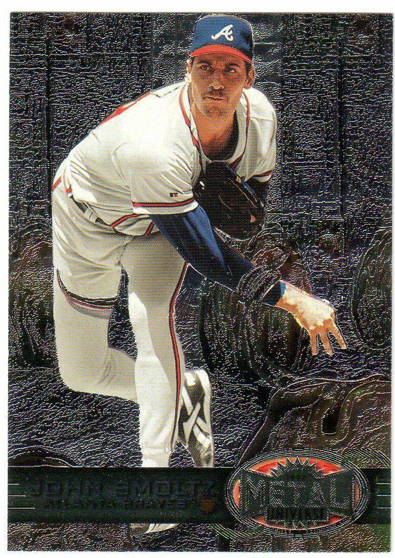 John Smoltz #35 Baseball Cards 1997 Metal Universe
