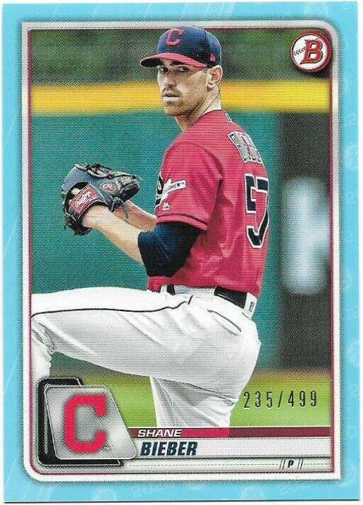 Shane Bieber [Sky Blue] #13