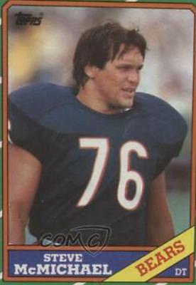 Steve McMichael #21 Football Cards 1986 Topps