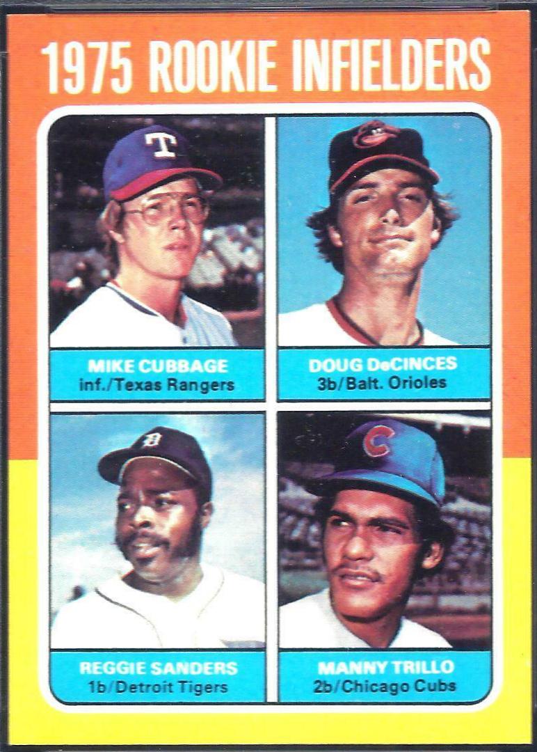 Rookie Infielders #617 Baseball Cards 1975 Topps