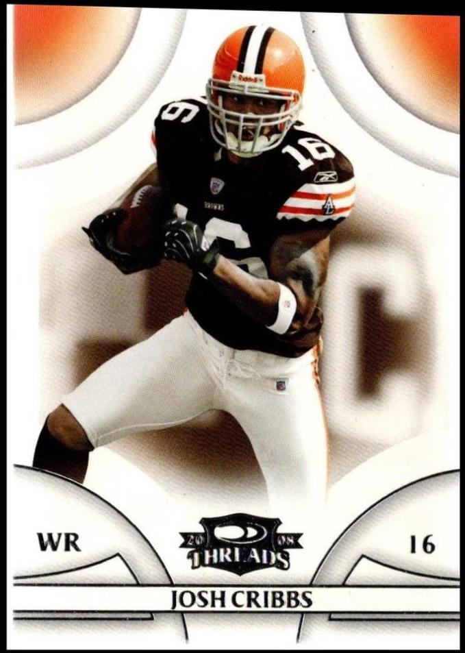 Josh Cribbs #135 2008 Panini Donruss Threads Football