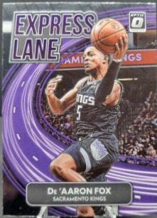 De'Aaron Fox #14 Basketball Cards 2022 Panini Donruss Optic Express Lane