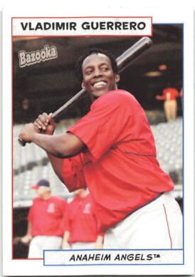 Vladimir Guerrero #14 Baseball Cards 2005 Bazooka