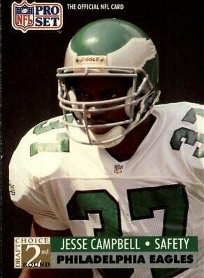 Jesse Campbell #777 Football Cards 1991 Pro Set
