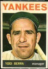 Yogi Berra #21 Baseball Cards 1964 Venezuela Topps
