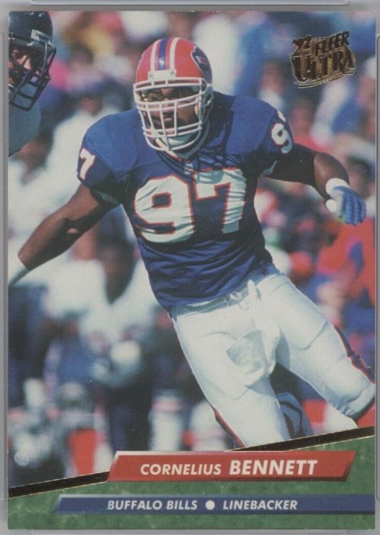 Cornelius Bennett #19 Football Cards 1992 Ultra