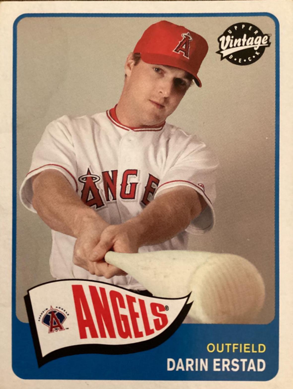 Darin Erstad #2 Baseball Cards 2003 Upper Deck Vintage