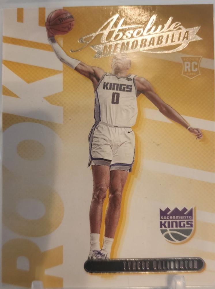Tyrese Haliburton #12 Basketball Cards 2020 Panini Absolute Memorabilia Rookies Yellow