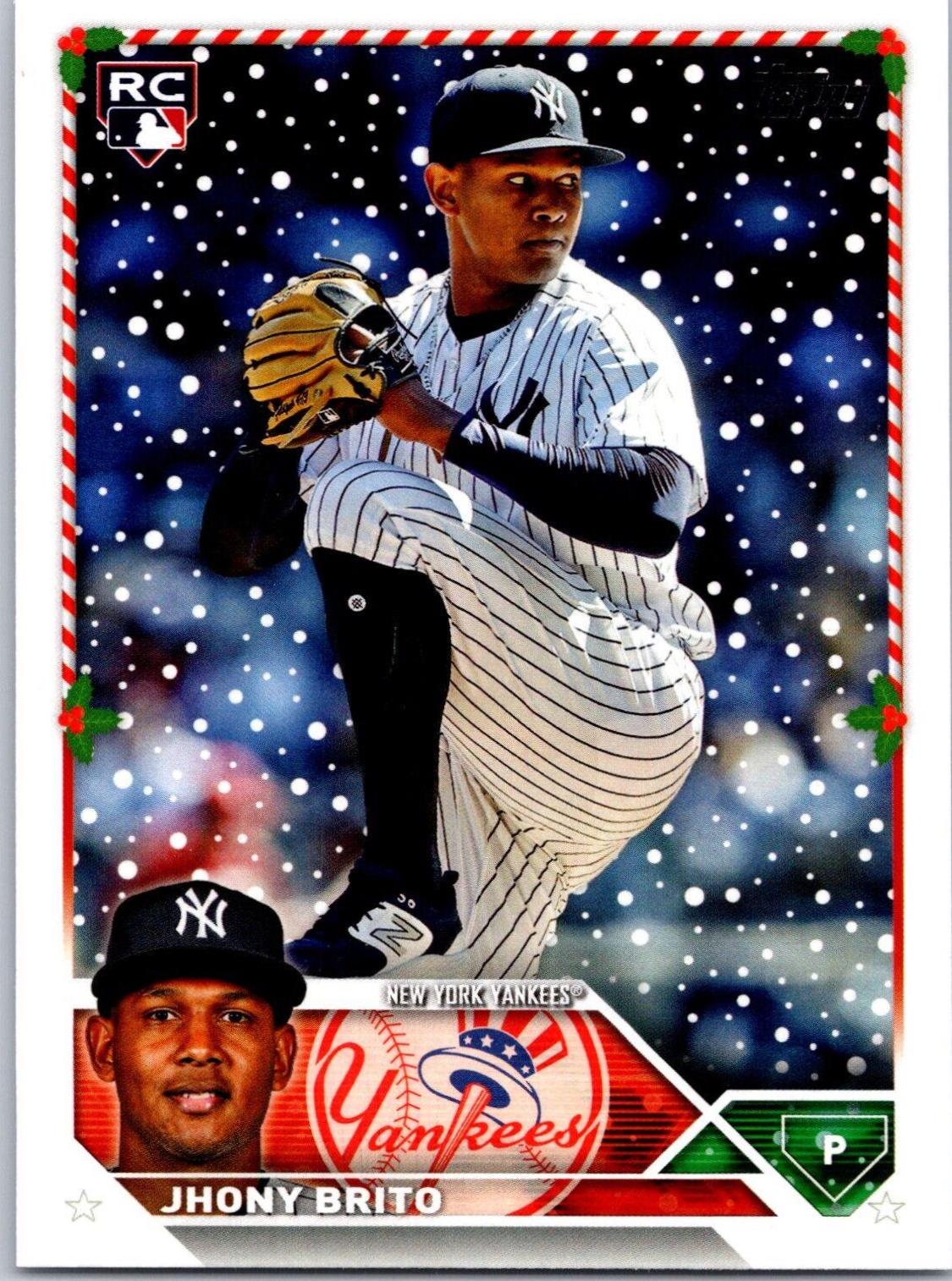 Jhony Brito #H138 Baseball Cards 2023 Topps Holiday