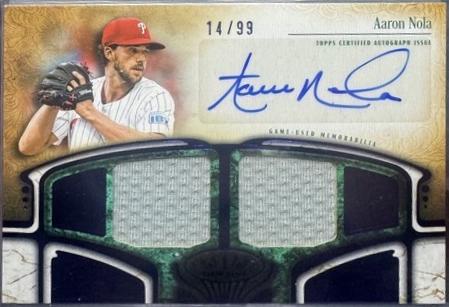 Aaron Nola #T1S-AN 2026 Topps Tier One Shots Baseball