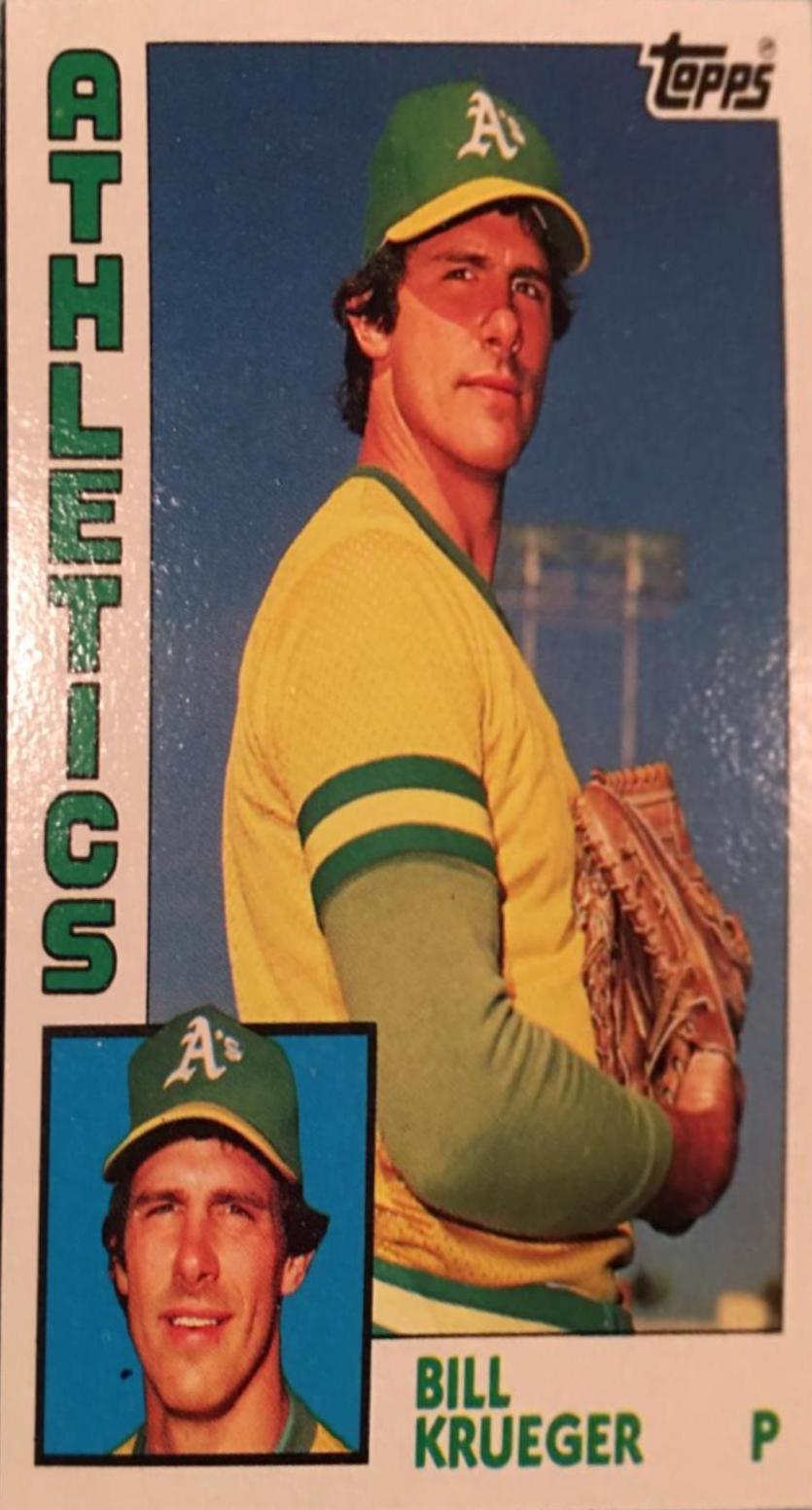 Bill Krueger #178 Baseball Cards 1984 Topps
