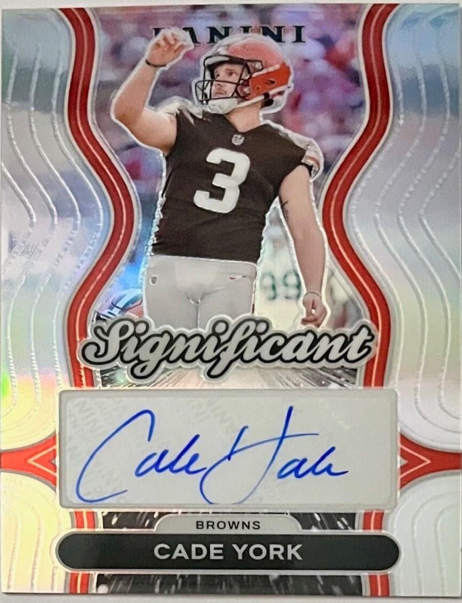 Cade York #SS-CYK Football Cards 2024 Panini Prizm Significant Signature