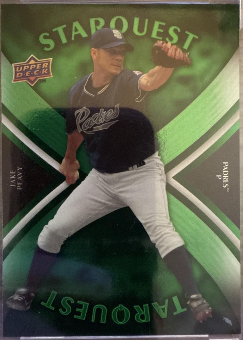 Jake Peavy #SQ-15 Baseball Cards 2008 Upper Deck First Edition Starquest