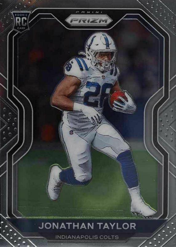 Jonathan Taylor #332 Football Cards 2020 Panini Prizm