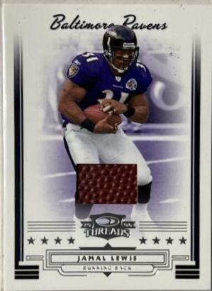 Jamal Lewis #25 Football Cards 2006 Panini Donruss Threads