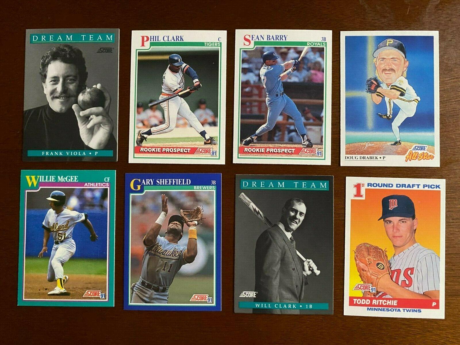 Will Clark #886 Baseball Cards 1991 Score