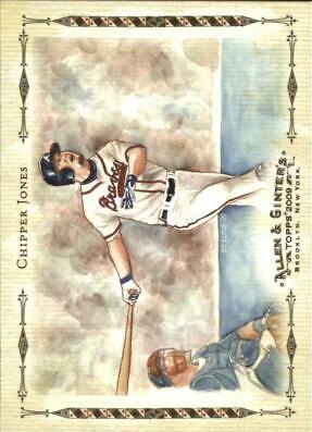 Chipper Jones #AGHS17 Baseball Cards 2009 Topps Allen & Ginter Highlight Sketches