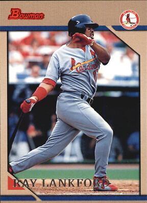 Ray Lankford #28 Baseball Cards 1996 Bowman