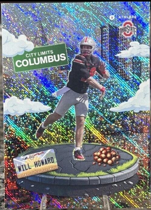 Will Howard #CL-2 Football Cards 2024 Onit Ohio State City Limits