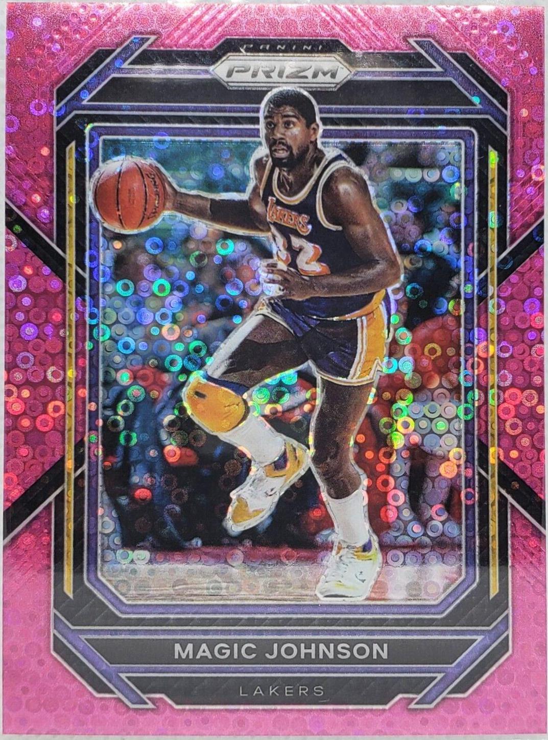 Magic Johnson [Fast Break Pink] #276 Prices | 2022 Panini Prizm ...