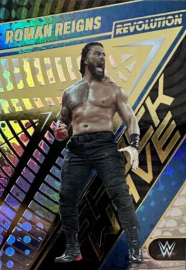 Roman Reigns #2 Wrestling Cards 2023 Panini Revolution WWE Shock Wave