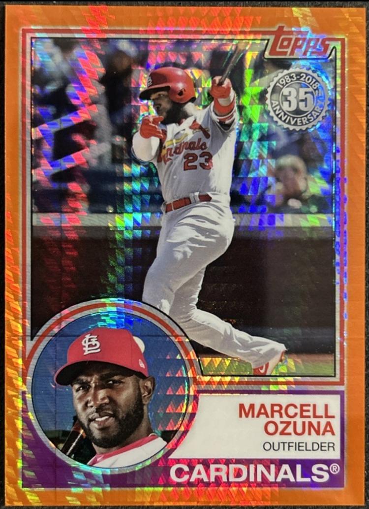 Marcell Ozuna [Autograph Orange Refractor] #116