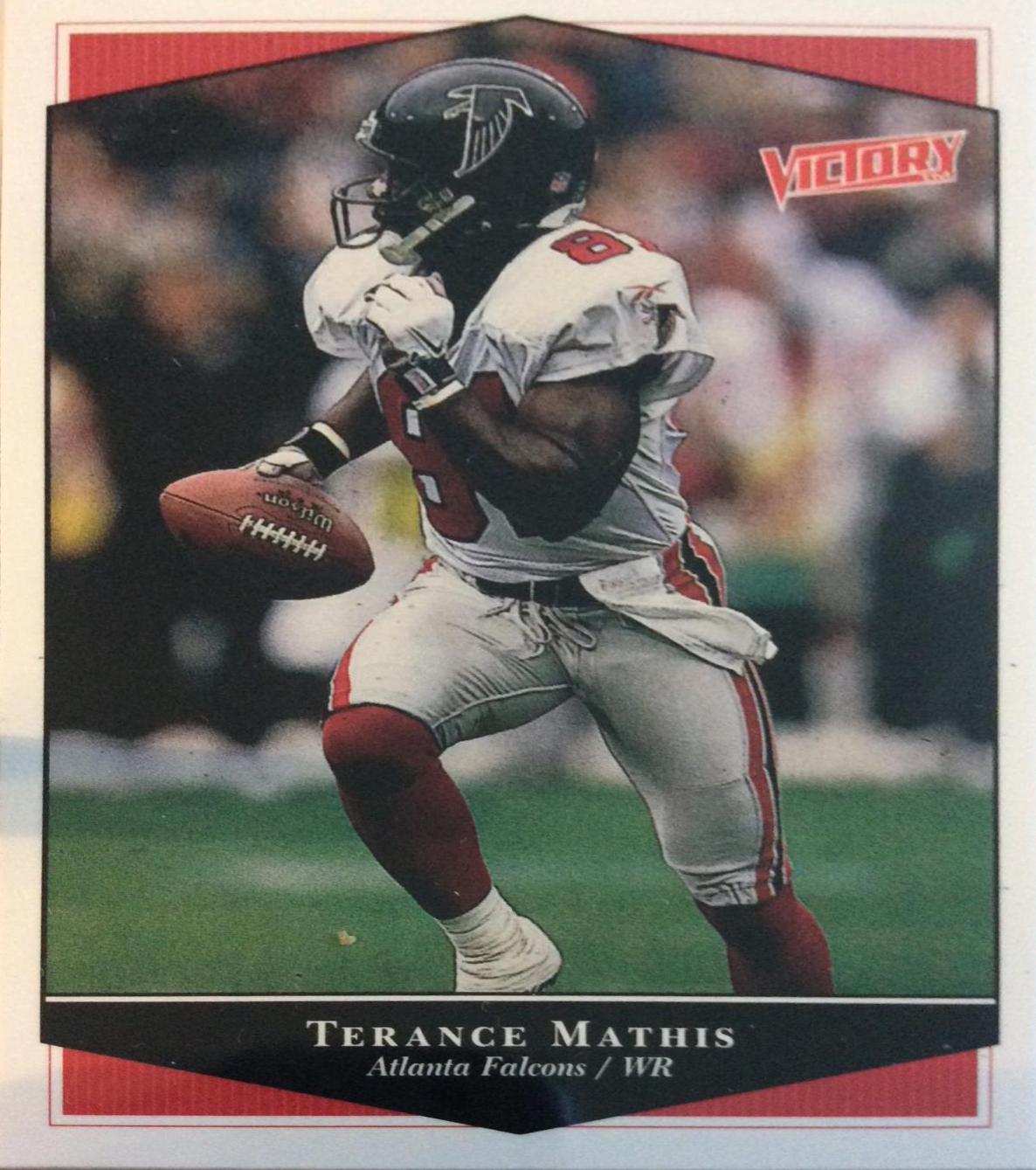 Terance Mathis #15 Football Cards 1999 Upper Deck Victory