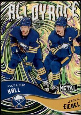 Taylor Hall #AL-8 Hockey Cards 2020 Skybox Metal Universe Alloyance
