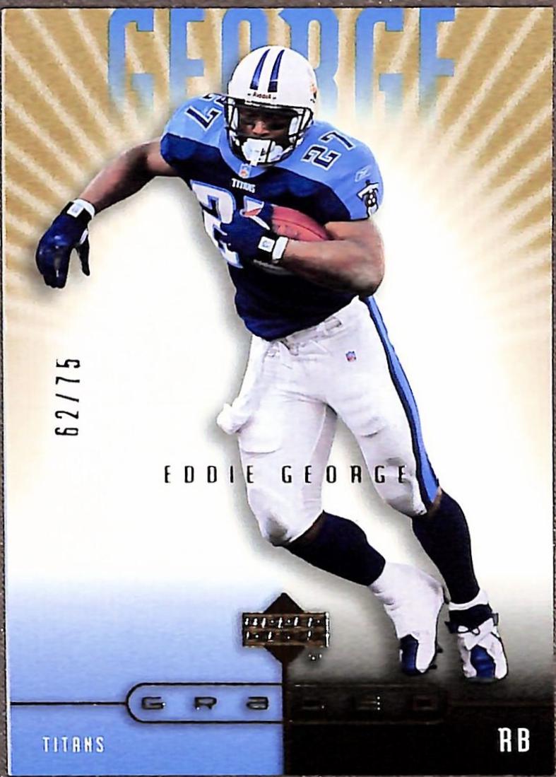 Eddie George #87 2002 Upper Deck Graded Football