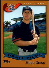 Gabe Gross #329 Baseball Cards 2002 Topps Prices