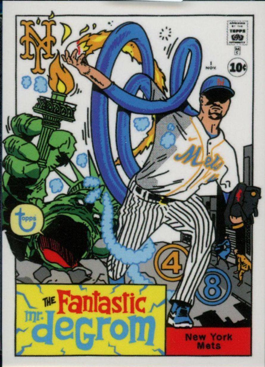 Jacob deGrom #426 2021 Topps Project 70 Baseball