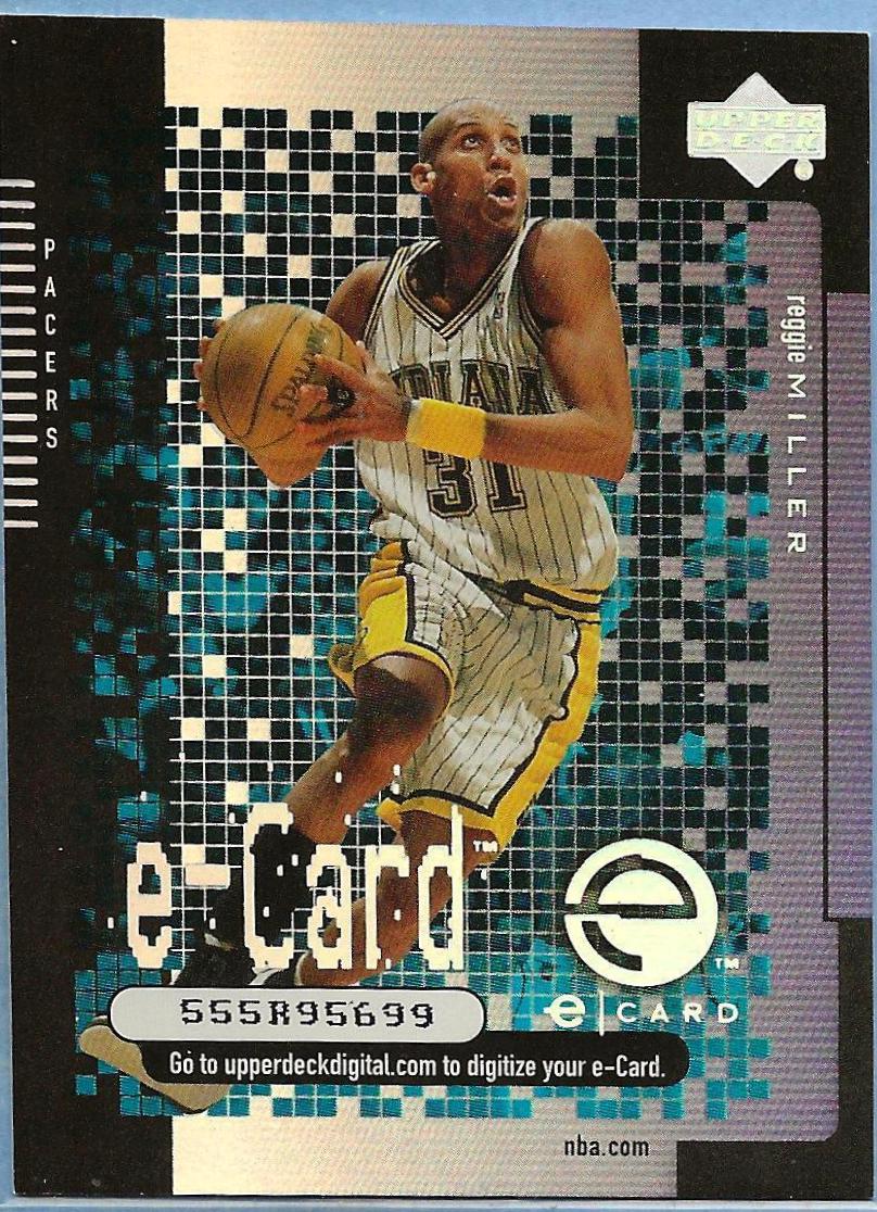 Reggie Miller #EC5 Basketball Cards 2000 Upper Deck E-Card