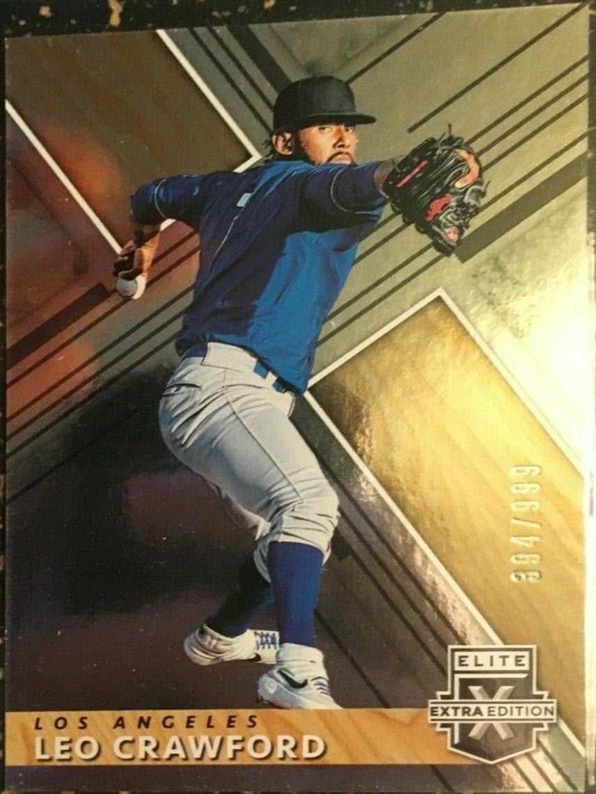 Leo Crawford #181 2019 Panini Elite Extra Edition Baseball
