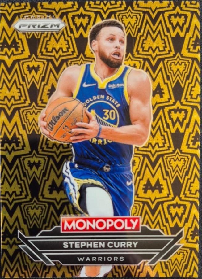 Stephen Curry #B18 Basketball Cards 2024 Panini Prizm Monopoly Millionaire Black