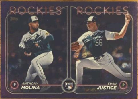 Evan Justice & Anthony Molina [Purple Foilboard] #US270