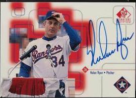 Nolan Ryan #NR 1999 Sp Signature Autographs Baseball