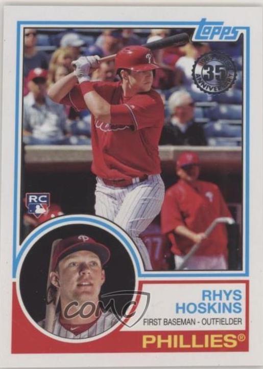 Rhys Hoskins #30 Baseball Cards 2018 Topps 1983 Baseball