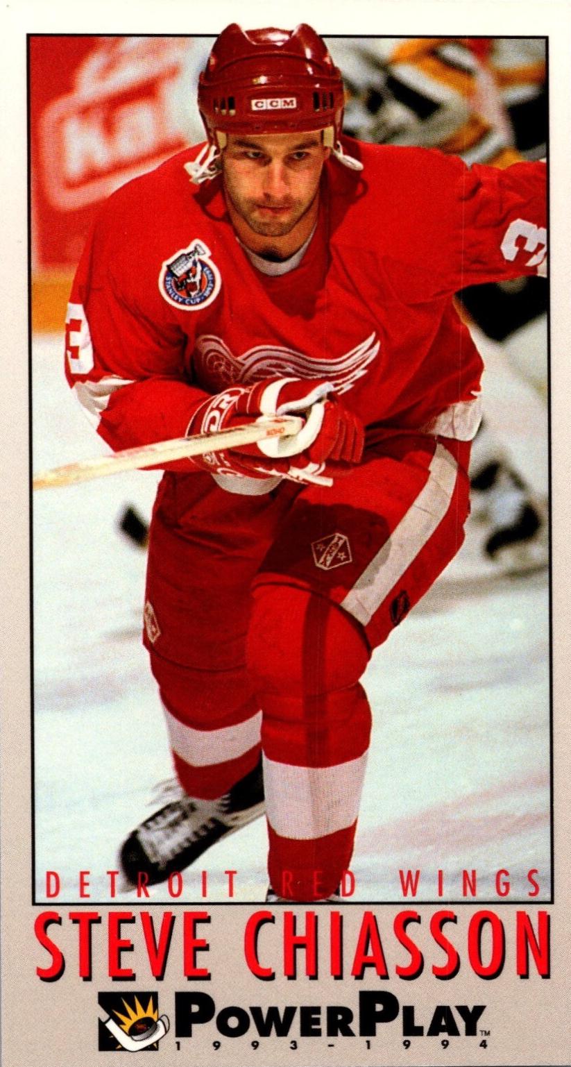 Steve Chiasson #68 Hockey Cards 1993 Fleer Power Play