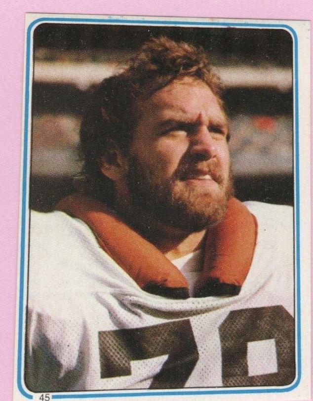 Bob Golic #45 Football Cards 1983 Topps Stickers