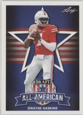 Dwayne Haskins #73 Football Cards 2019 Leaf Draft
