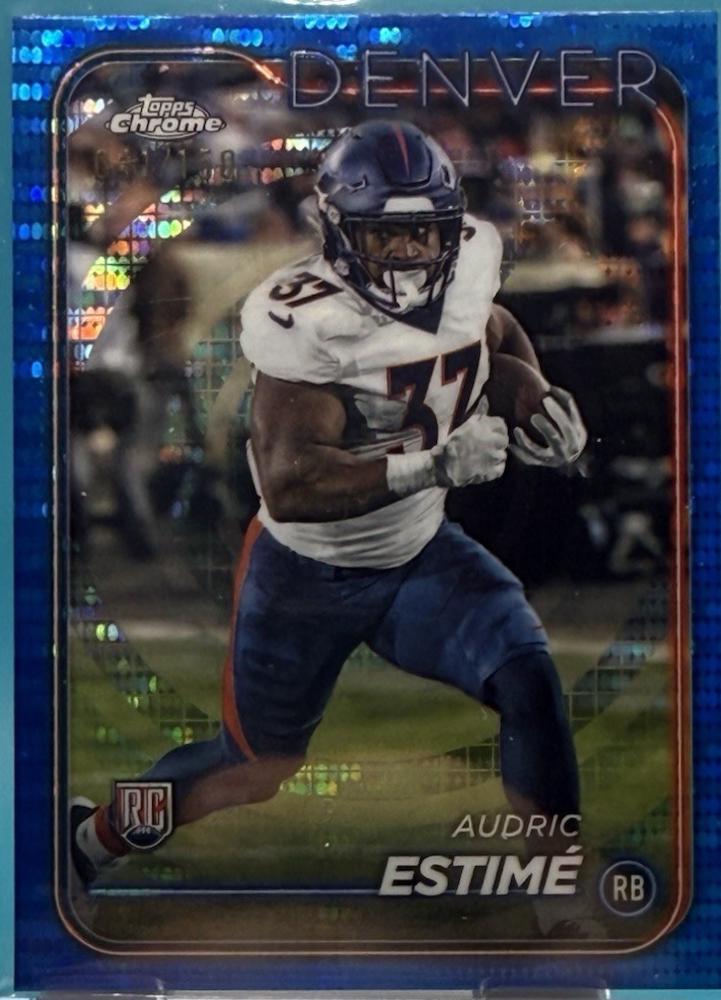 Audric Estime [Blue Refractor] #222