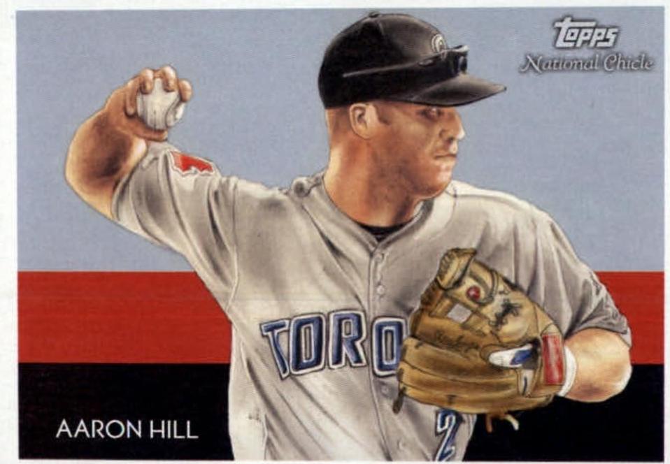 Aaron Hill #25 Baseball Cards 2010 Topps National Chicle