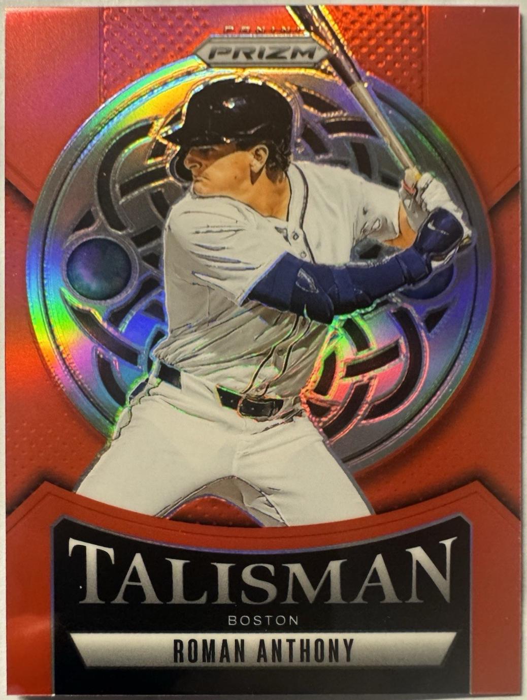 Roman Anthony [Red] #6 Prices | 2025 Panini Prizm Talisman | Baseball Cards