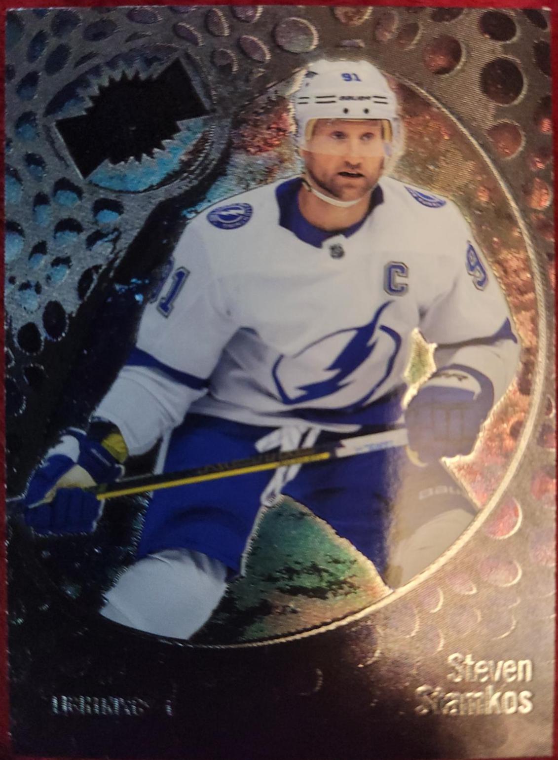 Steven Stamkos #1 Hockey Cards 2022 Skybox Metal Universe