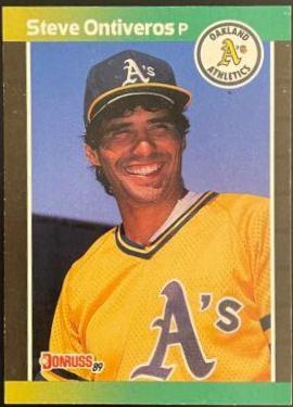 Steve Ontiveros #596 Baseball Cards 1989 Donruss