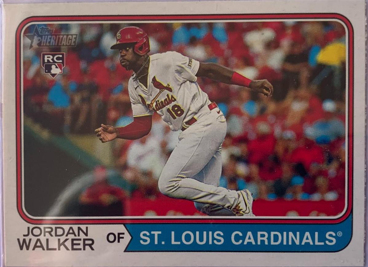 Jordan Walker #558 Baseball Cards 2023 Topps Heritage